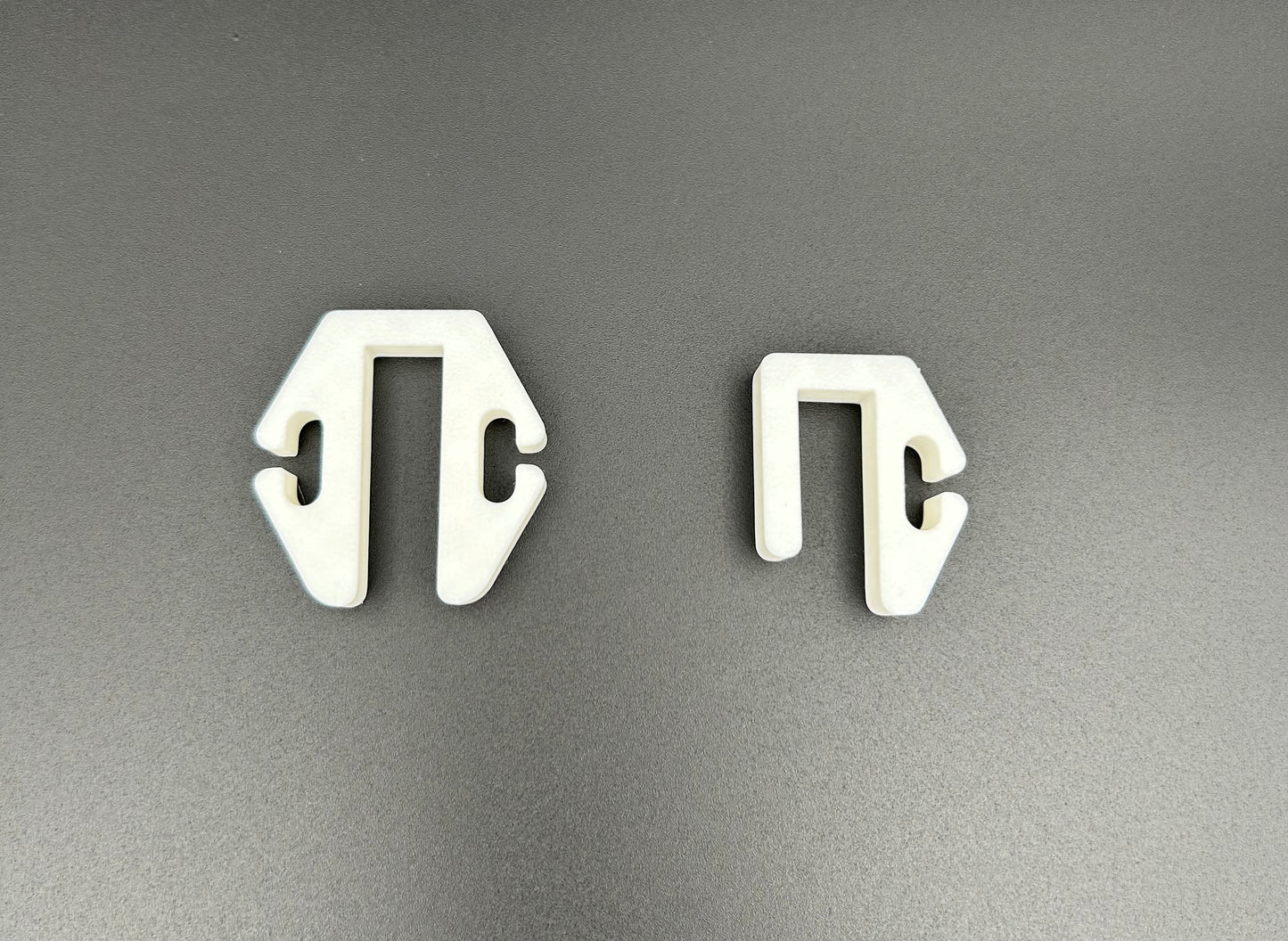 Klips til oppheng for glassrekkverk (6 pk)