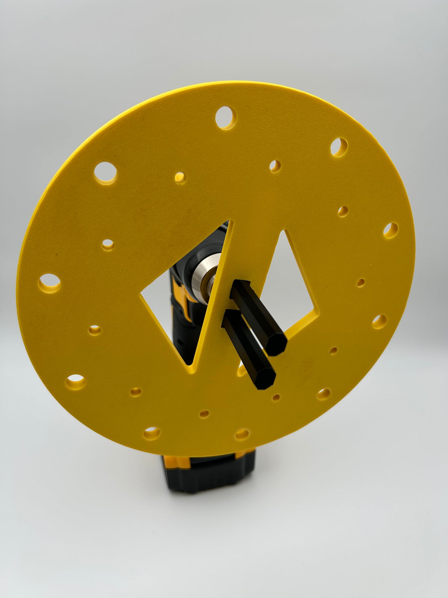 Styreplate for oppruller til drill
