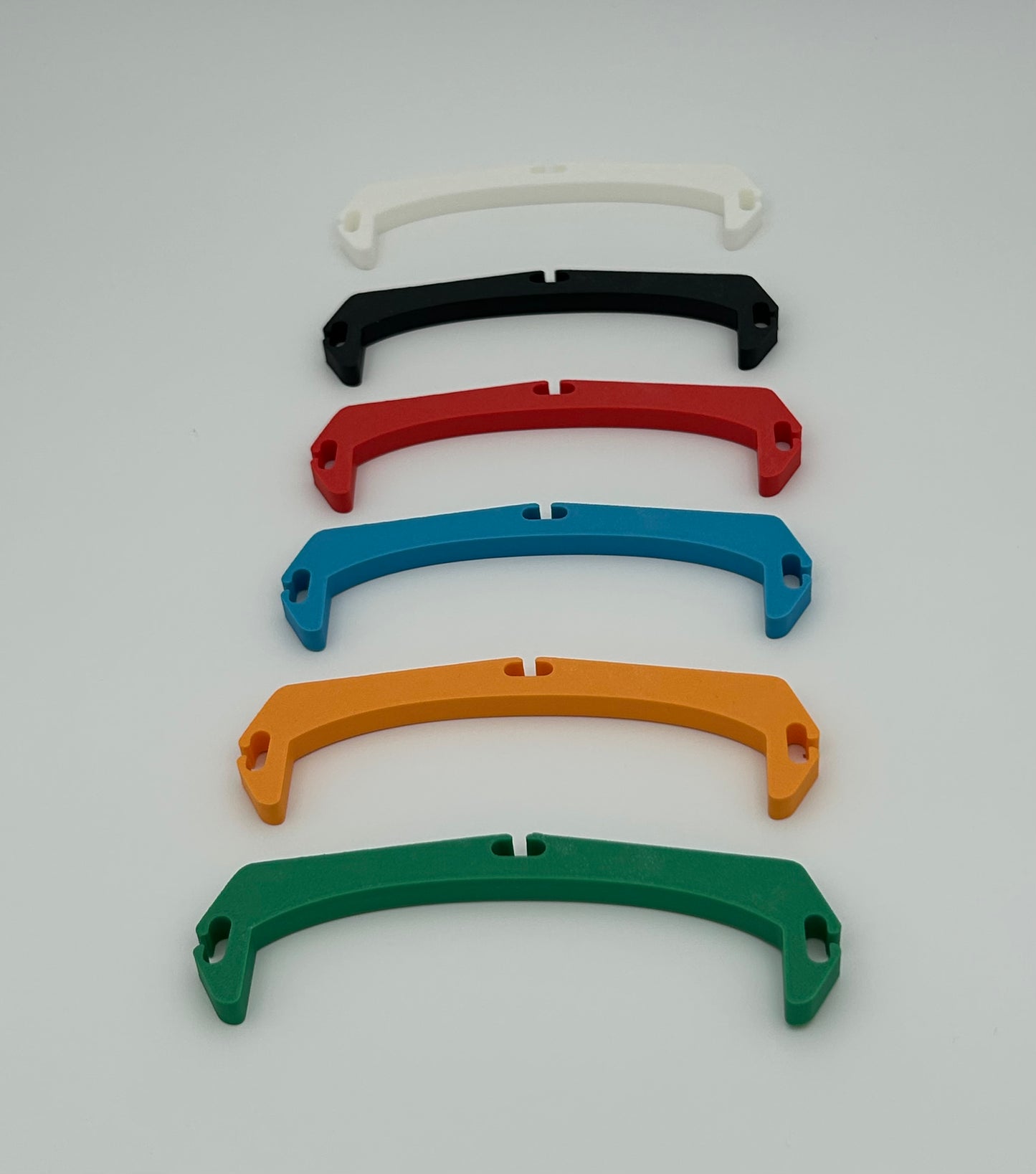 Klips til oppheng for buet rekkverk (6 pk)