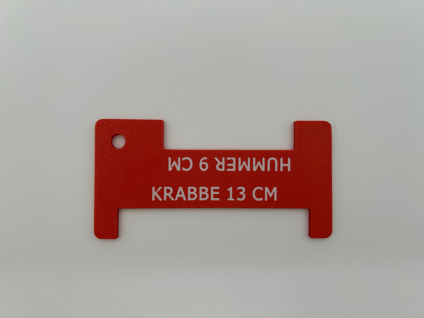 Rødt hummer- og krabbemål, krabbeside (B-vare)