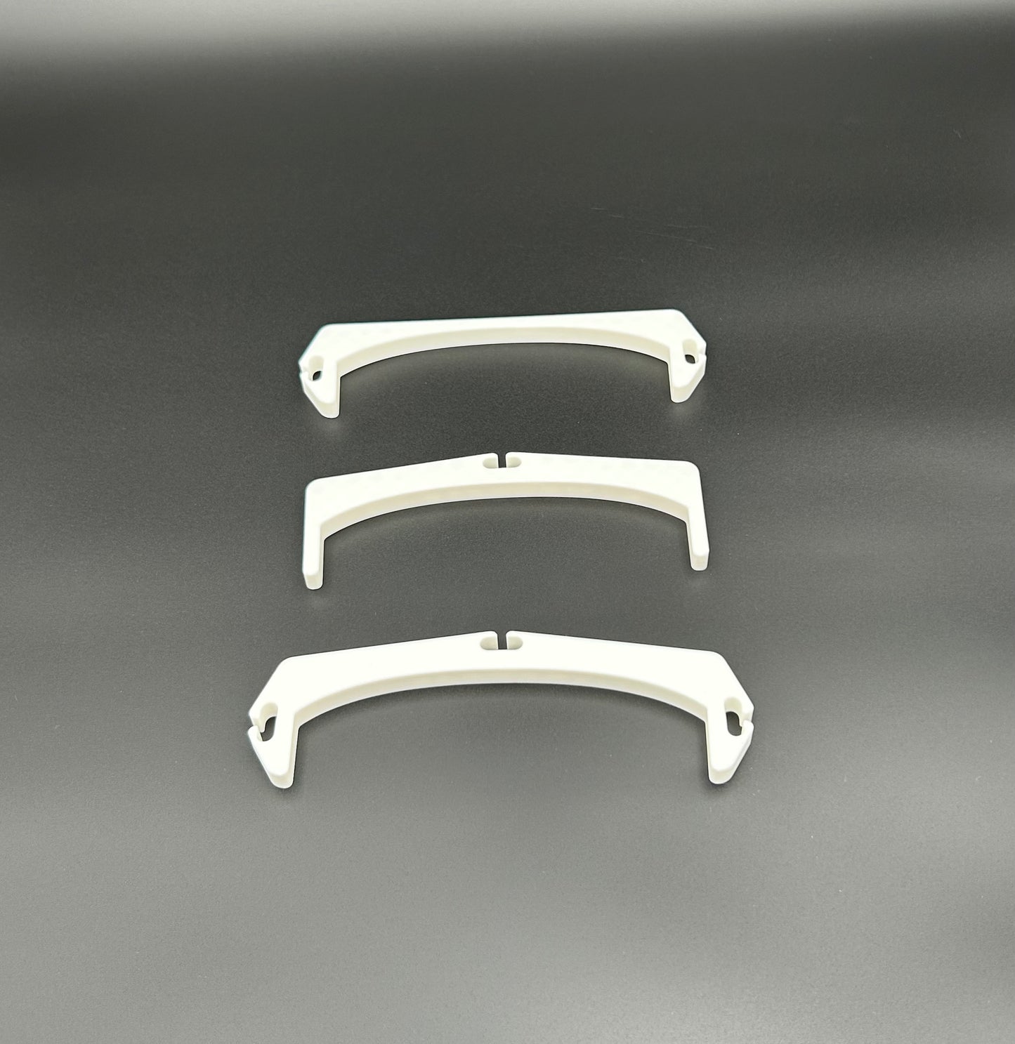 Klips til oppheng for buet rekkverk (6 pk)