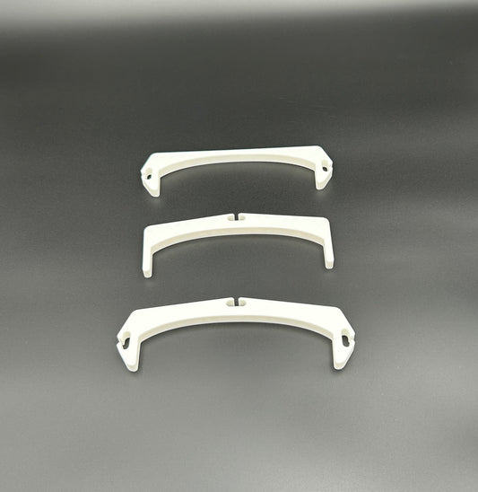 Klips til oppheng for buet rekkverk (6 pk)