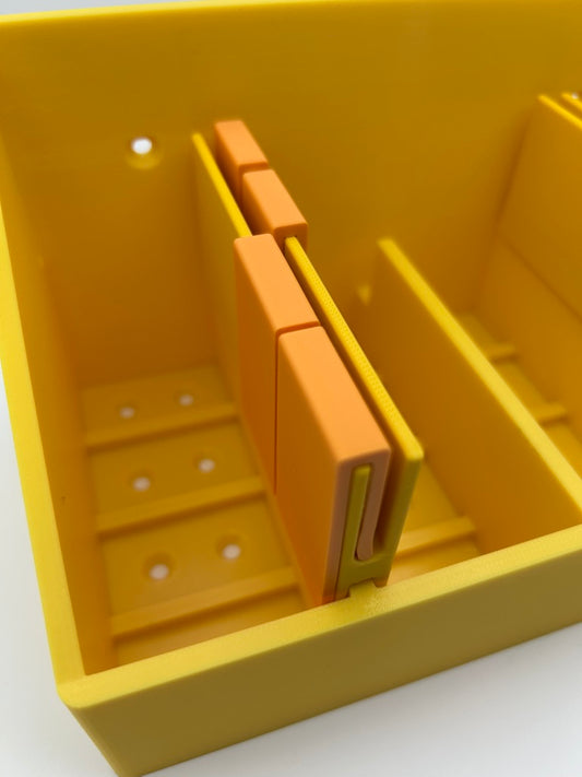Adapter for klips til oppbevaringsboks