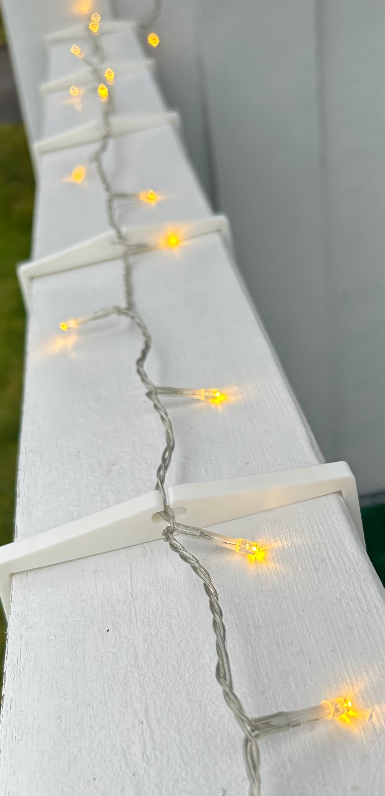 Klips til oppheng for flatt rekkverk (6 pk)